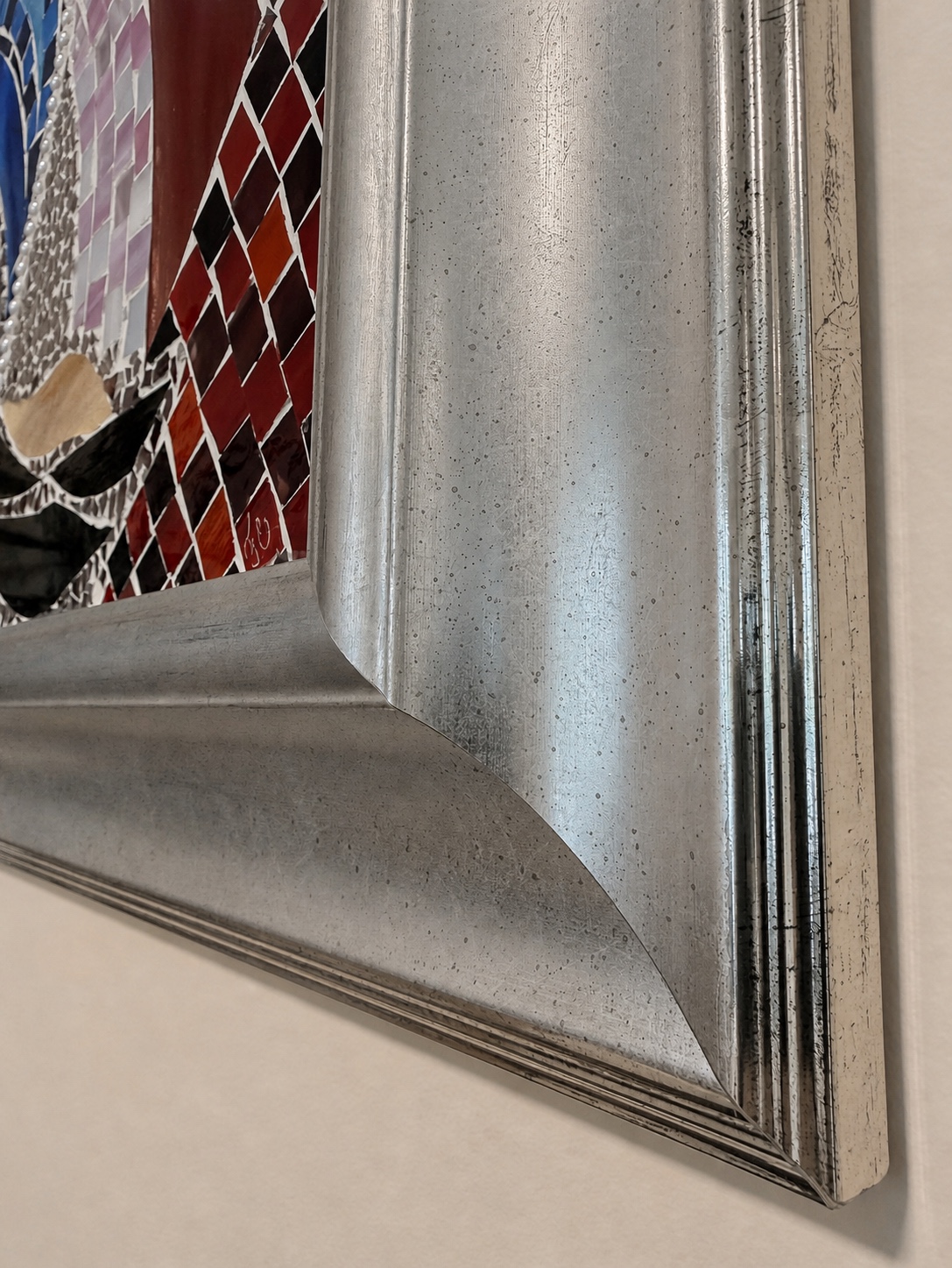 Eye of the Desert — silver frame profile