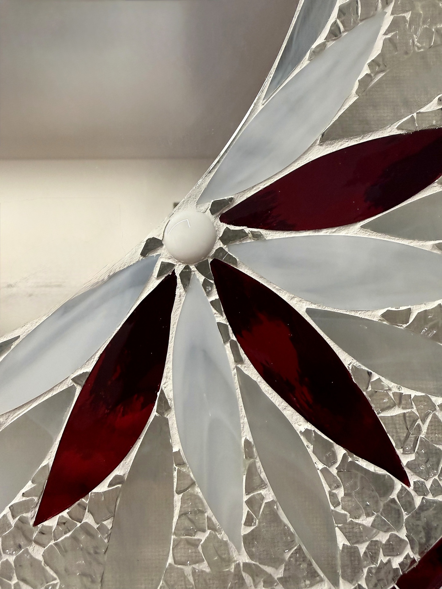 Crimson Wreath — petal detail