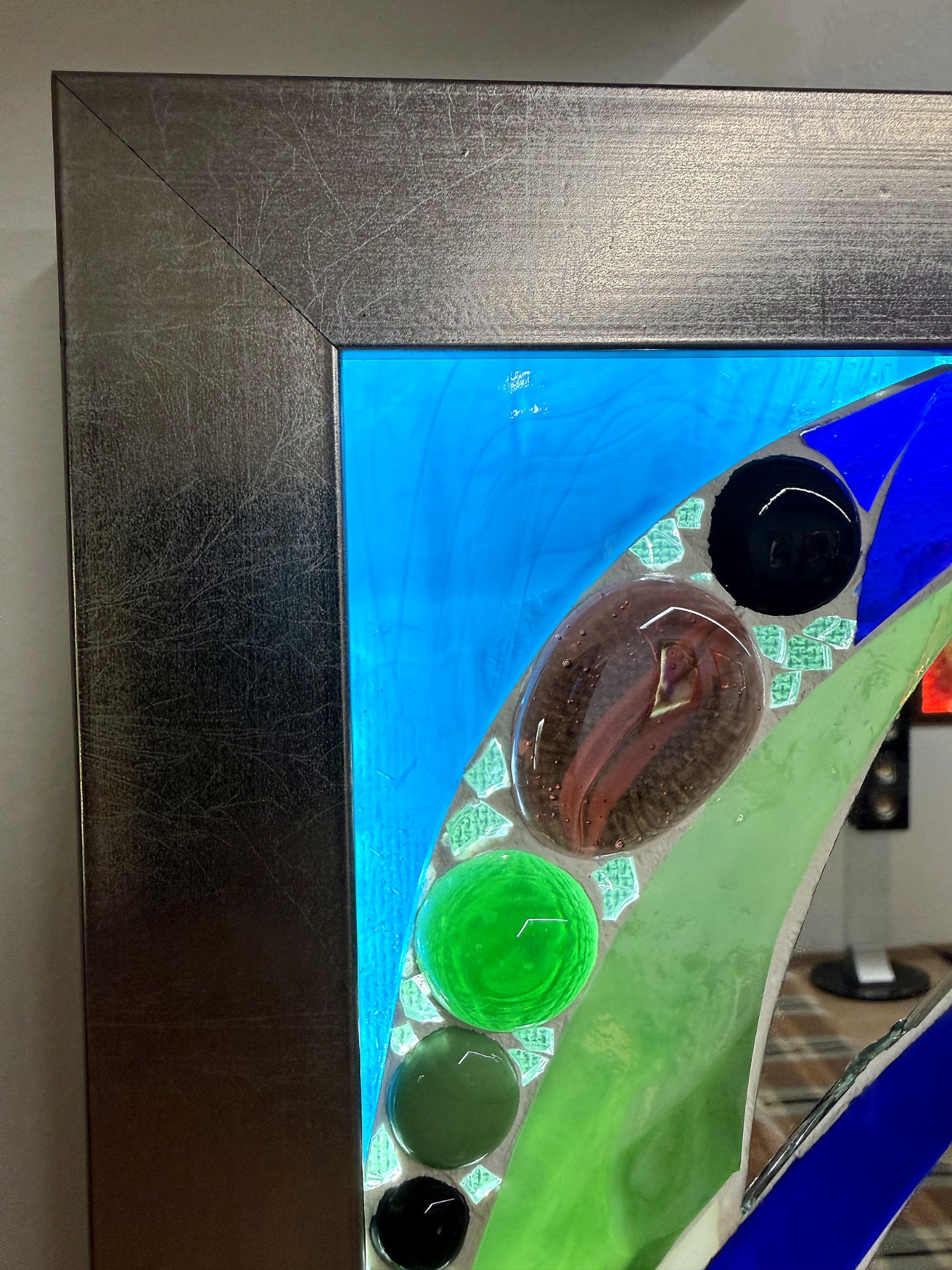 Deep Currents — glass bead detail