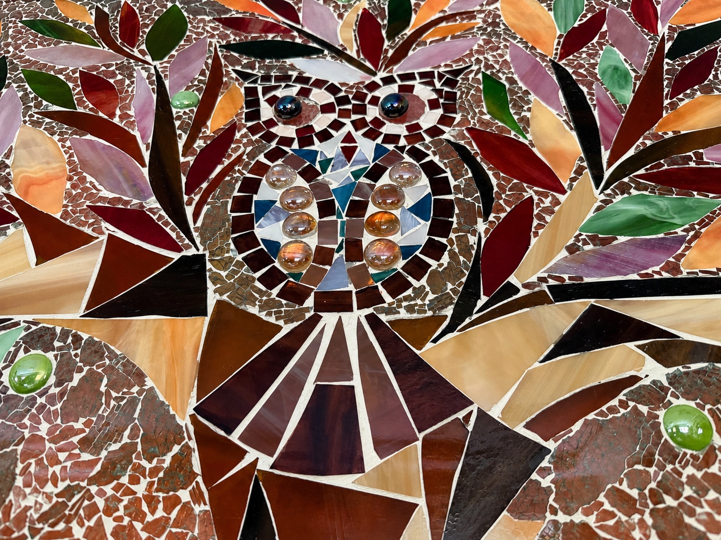 The Tree of Happiness — owl detail