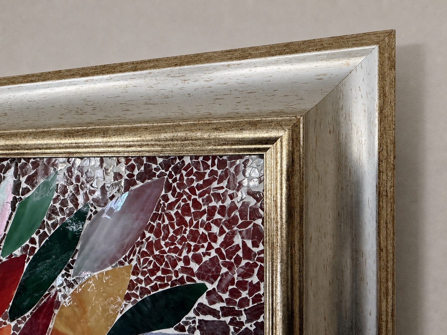 The Tree of Happiness — frame corner detail